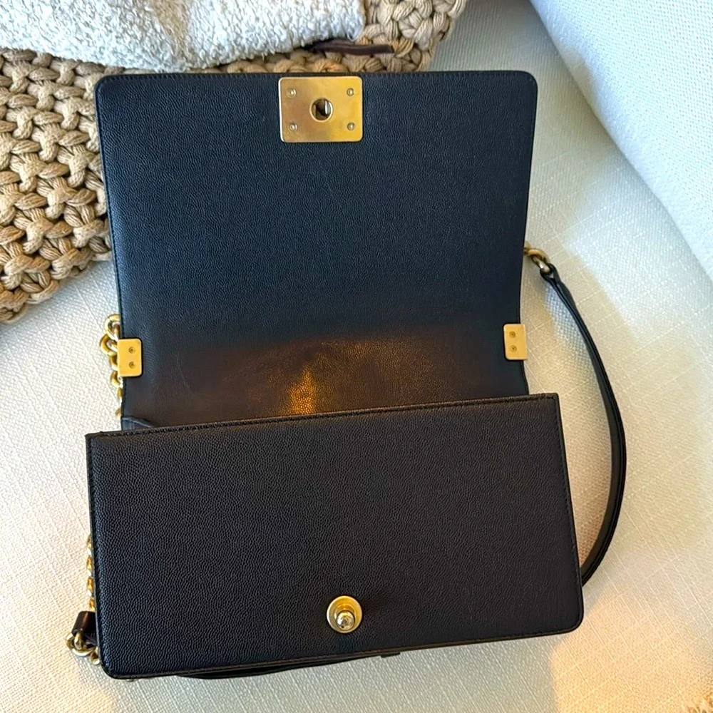 SOLD Chanel Caviar Boy Bag w/ Gold Hardware Flap Handbag - Picture 15 of 16